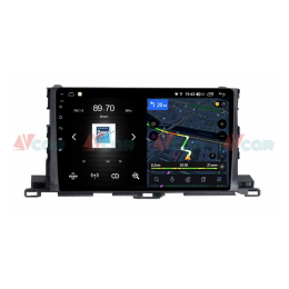 Штатная магнитола VAYCAR 10V4 4/64 ГБ для Toyota Highlander (U50) 2014-2019 на Android 10.0