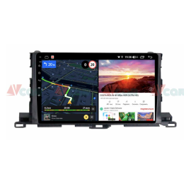 Штатная магнитола VAYCAR 10V6 6/128 ГБ для Toyota Highlander (U50) 2014-2019 на Android 10.0
