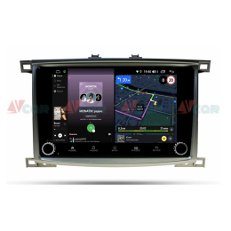 Штатная магнитола VAYCAR 10V4R 4/64 ГБ крутилки для Toyota Land Cruiser 100 2002-2007 на Android 10.0