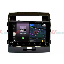 Штатная магнитола VAYCAR 10V4R 4/64 ГБ крутилки для Toyota Land Cruiser 200 2007-2015 на Android 10.0