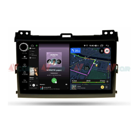 Штатная магнитола VAYCAR 09V4R 4/64 ГБ крутилки для Toyota Land Cruiser Prado 120 2002-2009 на Android 10.0