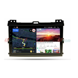 Штатная магнитола VAYCAR 09V6 6/128 ГБ для Toyota Land Cruiser Prado 120 2002-2009 на Android 10.0