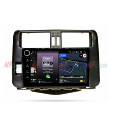 Штатная магнитола VAYCAR 09V4R 4/64 ГБ крутилки для Toyota Land Cruiser Prado 150 2009-2013 на Android 10.0