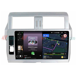 Штатная магнитола VAYCAR 10V4R 4/64 ГБ крутилки для Toyota Land Cruiser Prado 150 2013-2017 на Android 10.0
