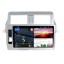 Штатная магнитола VAYCAR 10V6 6/128 ГБ для Toyota Land Cruiser Prado 150 2013-2017 на Android 10.0