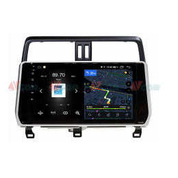 Штатная магнитола VAYCAR 10V4 4/64 ГБ для Toyota Land Cruiser Prado 150 2017-2020 на Android 10.0