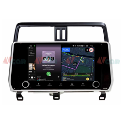 Штатная магнитола VAYCAR 10V4R 4/64 ГБ крутилки для Toyota Land Cruiser Prado 150 2017-2020 на Android 10.0