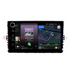 Штатная магнитола VAYCAR 09V4R 4/64 ГБ крутилки для VW Universal 081 на Android 10.0