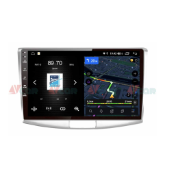 Штатная магнитола VAYCAR 10V4 4/64 ГБ для Volkswagen Passat CC, B6, B7 2005-2017 на Android 10.0