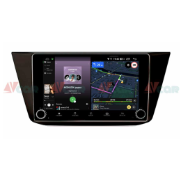 Штатная магнитола VAYCAR 10V4R 4/64 ГБ крутилки для Volkswagen Tiguan 2016+ на Android 10.0