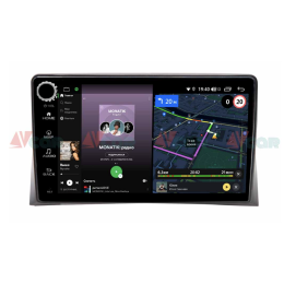 Штатная магнитола VAYCAR 09V4R 4/64 ГБ крутилки для Volkswagen Multivan T5 2009-2015 на Android 10.0