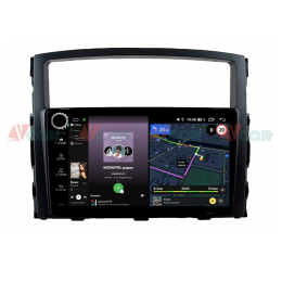 Штатная магнитола VAYCAR 09V4R 4/64 ГБ крутилки для Mitsubishi Pajero IV 2006-2019 на Android 10.0