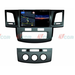 Штатная магнитола VAYCAR 09V3 3/32 ГБ для Toyota Hilux VII 2011-2015 на Android 10.0