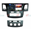 Штатная магнитола VAYCAR 09V6 6/128 ГБ для Toyota Hilux VII 2011-2015 на Android 10.0