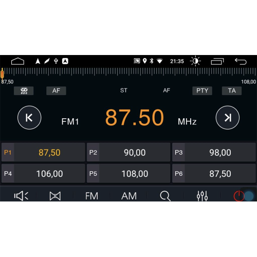 Штатная магнитола Parafar для Hyundai Santa Fe II 2005-2012 на Android 10.0 (PF208LTX)