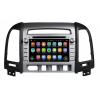 Штатная магнитола CarMedia KD-7024-P6 для Hyundai Santa Fe 2005-2012 (4 отверстия под кнопки) на Android 10.0