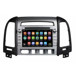 CarMedia KD-7024-P6 для Hyundai Santa Fe 2005-2012 (4 отверстия под кнопки) на Android 10.0