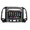 Штатная магнитола CarMedia KD-7021-P6 для Hyundai Santa Fe 2006-2010 (3 отверстия под кнопки) на Android 10.0