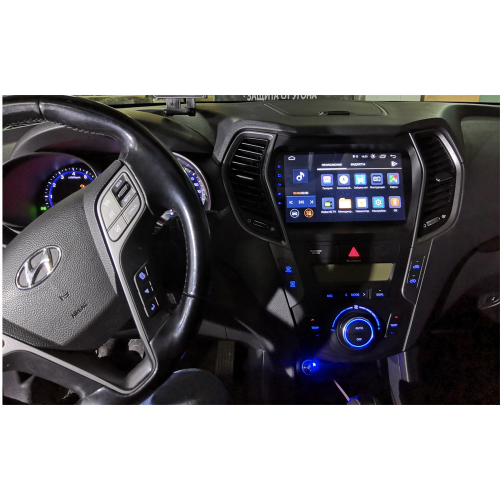 Штатная магнитола Parafar для Hyundai Santa Fe III 2012-2019 на Android 10.0 (PF209LTX)
