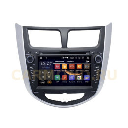 Штатная магнитола Hyundai Solaris I 2011-2017 LeTrun 2601 Android 8.1