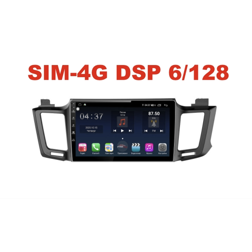 Магнитола Farcar XH468R (S400) (6/128ГБ) для Toyota RAV4 (CA40) 2013-2019 на Android 10.0