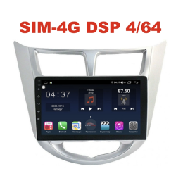 Магнитола Farcar H067R (S400) для Hyundai Solaris I 2011-2017 на Android 10.0