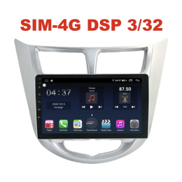 Магнитола Farcar TG067R (S400) для Hyundai Solaris I 2011-2017 на Android 10.0