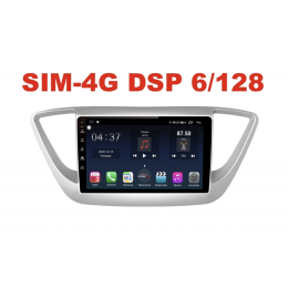 Магнитола Farcar XH766R (S400) (6/128ГБ) для Hyundai Solaris II 2017-2020 на Android 10.0