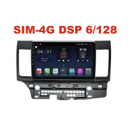 Магнитола Farcar XH037R (S400) (6/128ГБ) для Mitsubishi Lancer X 2007-2018 на Android 10.0