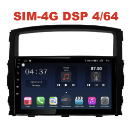 Магнитола Farcar H1009R (S400) для Mitsubishi Pajero IV 2006-2019 на Android 10.0