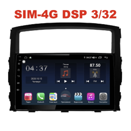 Магнитола Farcar TG1009R (S400) для Mitsubishi Pajero IV 2006-2019 на Android 10.0