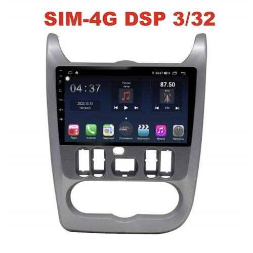 Магнитола Farcar TG752R (S400) для Renault Logan, Sandero 2009-2013 на Android 10.0