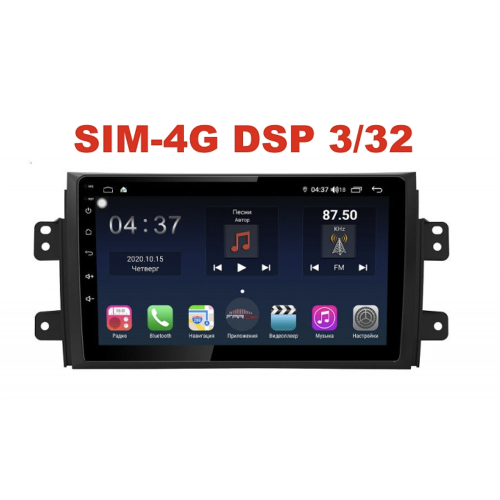 Магнитола Farcar TG124R (S400) для Suzuki SX4 I 2006-2014 на Android 10.0