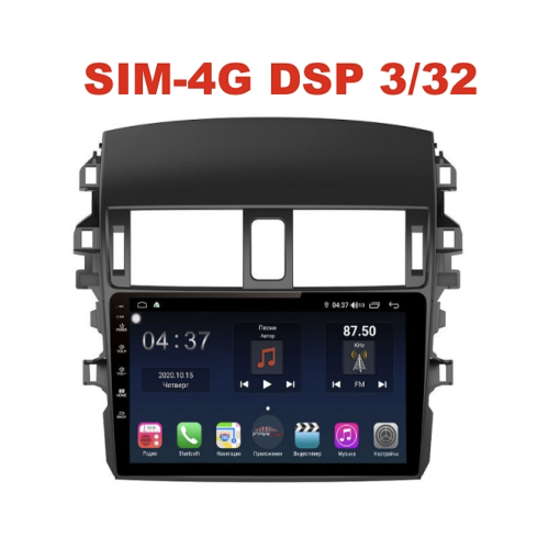 Магнитола Farcar TG063R (S400) для Toyota Corolla X (E140, E150) 2006-2013 на Android 10.0