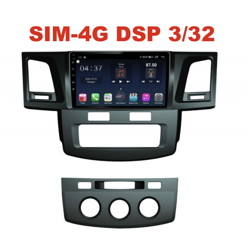 Магнитола Farcar TG143R (S400) для Toyota Hilux 2012+ на Android 10.0