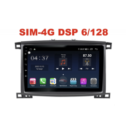 Магнитола Farcar XH457/1166R (S400) (6/128ГБ) для Toyota Land Cruiser 100 2002-2007 на Android 10.0