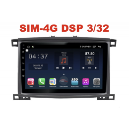Магнитола Farcar TG457/1166R (S400) для Toyota Land Cruiser 100 2002-2007 на Android 10.0