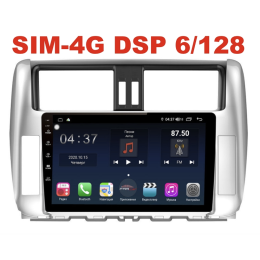 Магнитола Farcar XH065R (S400) (6/128ГБ) для Toyota Land Cruiser Prado 150 2009-2013 серебро на Android 10.0
