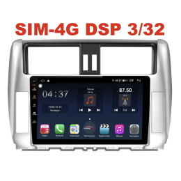 Магнитола Farcar TG065R (S400) для Toyota Land Cruiser Prado 150 2009-2013 серебро на Android 10.0