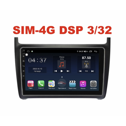 Магнитола Farcar TG910R (S400) для Volkswagen Polo 5 2009-2019 на Android 10.0