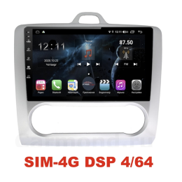 Магнитолаа Farcar H003R (S400) для Ford Focus, Mondeo, C-Max, Galaxy (с климатом) на Android 10.0