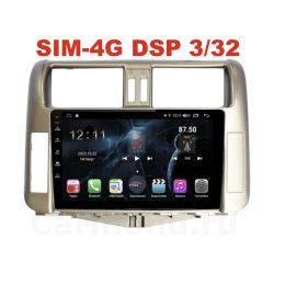 Магнитола Farcar TG065R (S400) для Toyota Land Cruiser Prado 150 2009-2013 (цвет бронза) на Android 10.0
