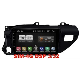 Магнитола Farcar TG588/1077R (S400) для Toyota Hilux 2015-2020 на Android 10.0