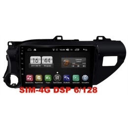 Магнитола Farcar XH588/1077R (S400) (6/128ГБ) для Toyota Hilux 2015-2020 на Android 10.0