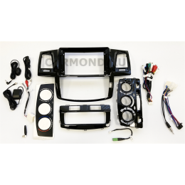 Магнитола Farcar H143R (S400) для Toyota Hilux 2012+ на Android 10.0