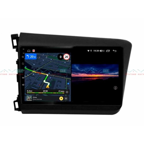 Автомагнитола VAYCAR 10V3 3/32 ГБ для Honda Civic 2012-2015 на Android 10.0