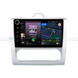 Штатная магнитола VAYCAR 09V4R 4/64 ГБ крутилки для FORD Focus II 2005-2011 (Климат) на Android 10.0