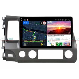 Штатная магнитола VAYCAR 10V6 6/128 ГБ для Honda Civic 8 (VIII) 2006-2012 на Android 10.0
