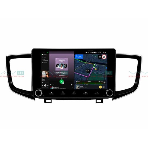 Автомагнитола VAYCAR 10V4R 4/64 ГБ крутилки для Honda Pilot III 2015-2022 на Android 10.0