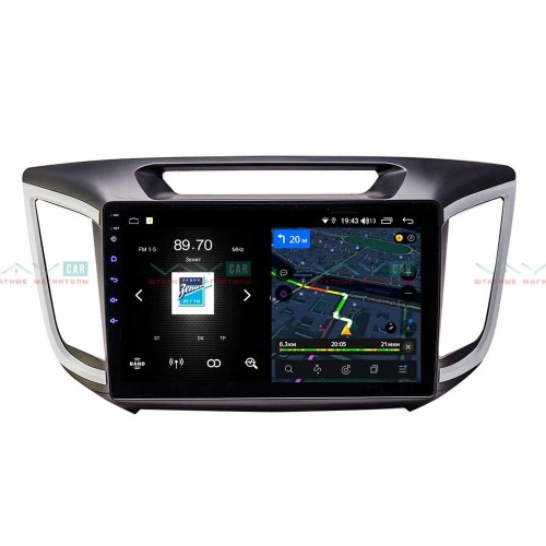 Автомагнитола VAYCAR 10V4 4/64 ГБ для Hyundai Creta 2016-2021 на Android 10.0